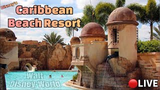 🔴LIVE Disney’s CARIBBEAN BEACH RESORT  Walt Disney World Live Stream WDW DisneyWorld [upl. by Einalem240]