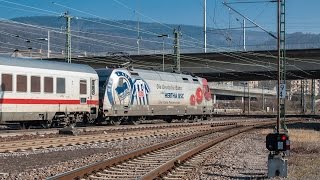 Führerstandsfahrt BR 101 Heidelberg  Stuttgart  via Schnellfahrstrecke MAS [upl. by Latnahs858]