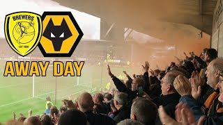 GOALS GALORE Wolves Away Day Vlog VS Burton Albion [upl. by Eslehc]