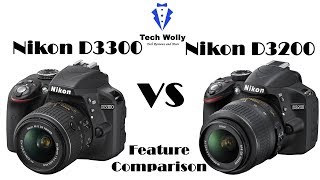 Nikon D3300 vs D3200 Feature Comparision [upl. by Kesia]