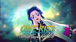 One Kiss 💋  Tanjiro amp Shinobu On Rooftop AMV Edit [upl. by Ees]