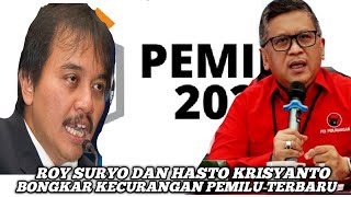 NGERI‼️ROY SURYO DAN HASTO KRISTANTO BONGKAR PENEMUAN KECURANGAN TERBARU PEMILU [upl. by Lad415]