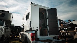 Outpost Truck Campers  Overland Expo Mountain West [upl. by Neyrb]