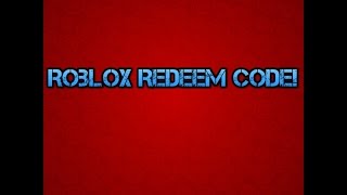 Roblox Free Redeem Code [upl. by Noed]