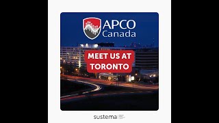 Meet us at Toronto for APCO Canadamp4 [upl. by Akirrehs]