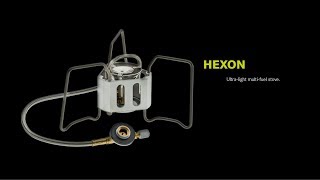 Using the HEXON MULTIFUEL on Gas  EDELRID [upl. by Anirdnajela372]