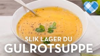 Gulrotsuppe med ingefær og chili på 30 minutter  TINE Kjøkken [upl. by Vonni167]