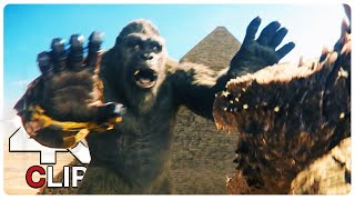 Godzilla Vs Kong  Egypt Fight Scene  GODZILLA X KONG THE NEW EMPIRE NEW 2024 Movie CLIP 4K [upl. by Apthorp639]