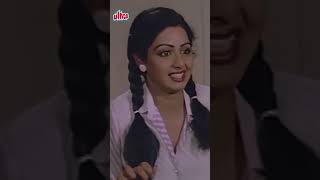 Sridevi ka jabardast Comedy Scene  Mr India comedy sridevi bollywood [upl. by Nelak]