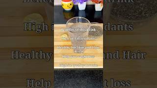 Chia seeds drink for glowing skin healthydrink shorts skincare viralrecipe [upl. by Mccahill946]