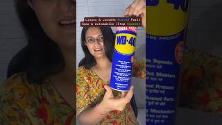 Pidilite WD40 Spray Cleans Rust in home amp Automobiles  Squeak Noise Stain Remover shorts [upl. by Lovash804]