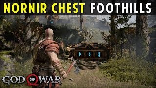 How to Open the Nornir Chest in Foothills  Location amp Solution  God of War PS4 [upl. by Ikceb]