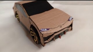 How to make a cardboard carLamborghini urus Karclash cardboardcar diy trending [upl. by Yaral]