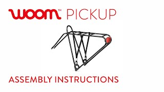 How to attach the PICKUP Rack  woom bikes [upl. by Aharon]