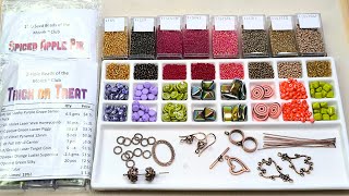 Organizing the Oct 24 BOTM Seed Bead amp 2hole bead clubs from Adornable Elements [upl. by Trygve22]