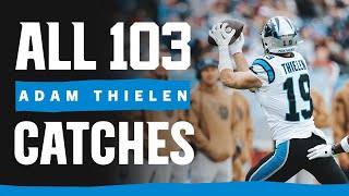 Watch All Of Adam Thielens Catches From 2023  Carolina Panthers [upl. by Delphina]