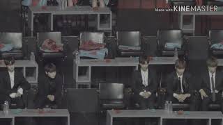 190105 Wanna One Reaction to Gfriend Sowon  Gashina atau Golden Disk Award 2019 Cut [upl. by Ycnay]