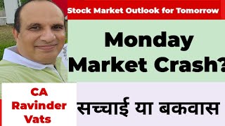 Stock Market Crash सच या बकवास Stock Market Outlook for Monday  9 Sept 2024 by CA Ravinder Vats [upl. by Nirehtac]