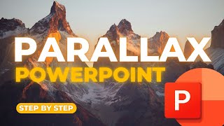 How to Create a Parallax Effect in PowerPoint  3 LEVELS 🔥 [upl. by Ibloc309]