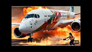 Emerates Airbus A380 Collide amp Crash Emergency land at UAE Today gta5 fyp shorts [upl. by Stanwin]