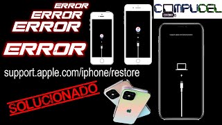 Cómo Solucionar Error supportapplecomiphonerestore  ERROR CONECTE A ITUNES IPHONE IPAD IPOD ✅ [upl. by Alac]