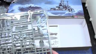 Academy 1350 USS Indianapolis CA35  14107 wwweModelscouk [upl. by Nefets]