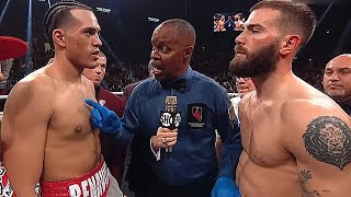 DAVID BENAVIDEZ vs CALEB PLANT Full Fight Highlights [upl. by Adonis601]