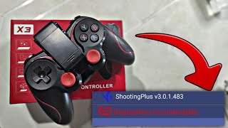 ¿Por qué Aparece Dispositivo no CONECTADO en ShootingPlus V3 😐 Configuración del mando X3 Wireless [upl. by Meill]