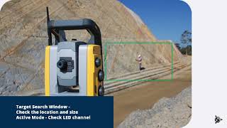 Trimble Total Station Troubleshooting  Target Tracking [upl. by Dedie]