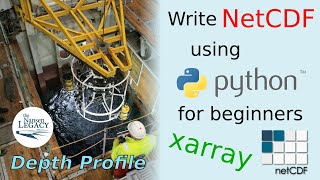 How to create a NetCDF file using Python xarray for beginners  a depth profile [upl. by Toback]