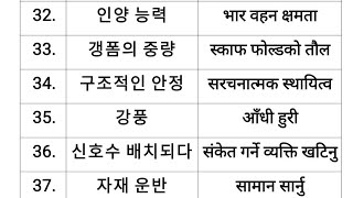 Eps chapter  60 Word meaning in nepali  Korean word meaning in nepali [upl. by Eniamret210]