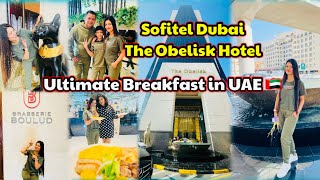 Sofitel Dubai The Obelisk Hotel  Ultimate Breakfast In UAE 🇦🇪  Food Tour [upl. by Alena]