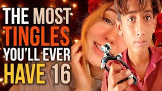 1 minutes ASMR per second tingles  The most tingles youll ever have 16 [upl. by Arad]