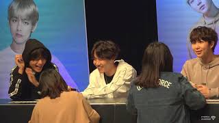 180408 25 BTS Puma Turin fansign 4K JHope focus [upl. by Adnoraj750]