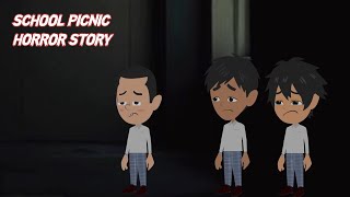 School Picnic Horror Story  Animated Horror Story In Hindi [upl. by Mitch]