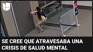 El video de los momentos finales de un hombre que murió en la turbina de un avión [upl. by Sidney]