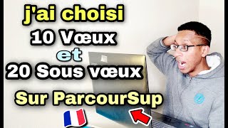 PARCOURSUP  CEST QUOI LA DIFFÉRENCE ENTRE UN VOEUX ET UN SOUS VOEUX  À SAVOIR AVANT DE POSTULER [upl. by Einavoj]