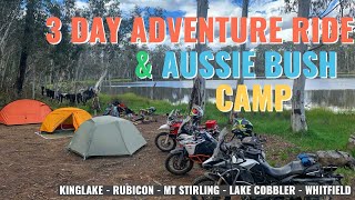 3 Day Adventure Ride amp Aussie Bush Camp [upl. by Hsak]