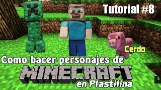 Tutorial Minecraft Cerdo de Plastilina [upl. by Eelrebmyk]