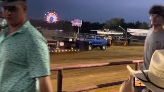 DeLeon Peach amp Melon Festival Tractor Pull fun with Grandad [upl. by Loretta]