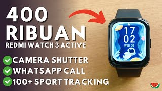 REVIEW REDMI WATCH 3 ACTIVE  Smartwatch 400rb Paling Recommend [upl. by Nnaegroeg866]