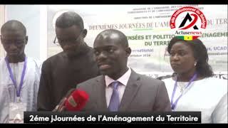 2éme Journées de l’Aménagement du Territoire dirigé par le directeur Abdourahmane Mbade Sène [upl. by Laet]