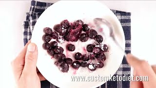 KETO DIET  DIET RECIPE 83 KETO BLUEBERRY CHEESECAKE PARFAIT [upl. by Danette]