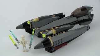 LEGO Star Wars General Greivous Starfighter 7656 Review [upl. by Eimar580]