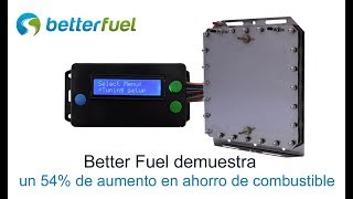 54 de aumento en el ahorro de combustible con hidrógeno y controlador de sensores ProTuner [upl. by Harutek998]