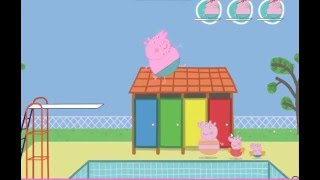 Juego Peppa Pig saltos en la piscina español [upl. by Aloivaf]