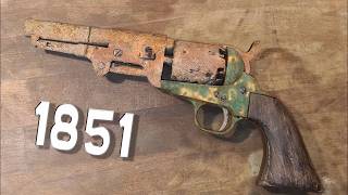 Restauration dun Revolver Colt 1851 Navy [upl. by Wandis684]