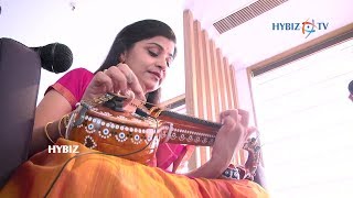 Veena Srivani Playing Small Veena  Mayadari Maisamma Song on Veena by Srivani  Hybiz TV [upl. by Also]