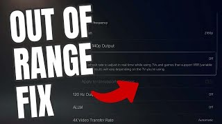 How to fix the Out of Range Error on the PS5 HD60X [upl. by Rissa]