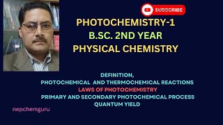 photochemistrypart1bsc2ndyearchemistryphysicalchemistryphotochemicalreactionquantumyield [upl. by Julienne]